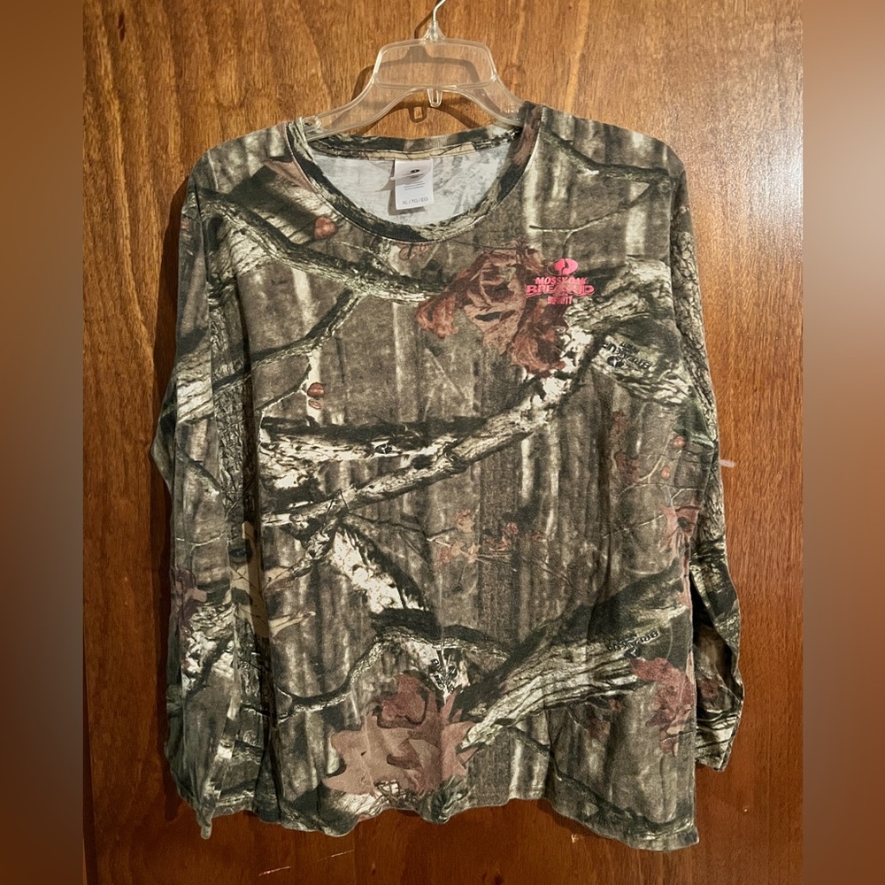 Woman’s camo shirt